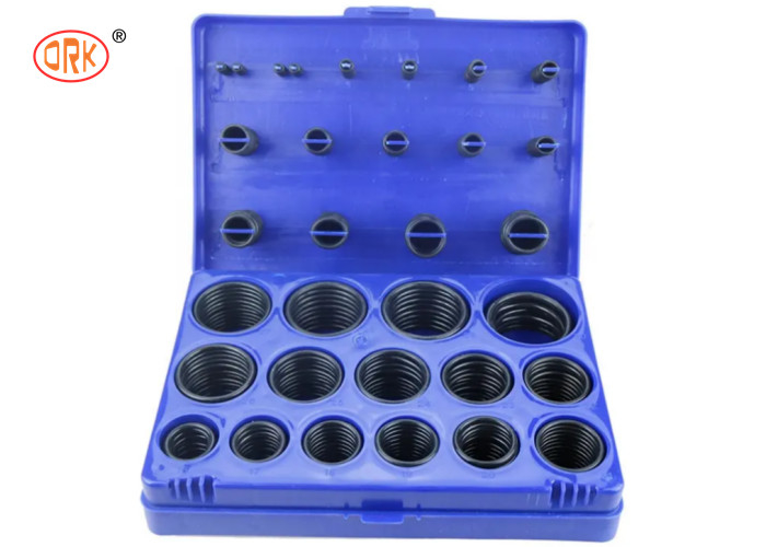 Μαύρα Leakproof NBR Ο δαχτυλίδια 382pcs στις κόκκινες μπλε κίτρινες εξαρτήσεις δαχτυλιδιών Ο για το φορτηγό