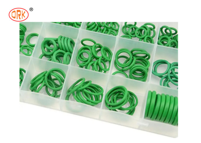 Πράσινο πλαίσιο 18 δαχτυλιδιών HNBR 240PCS Ο εξάρτηση δαχτυλιδιών μεγεθών Ο για τον κλιματισμό