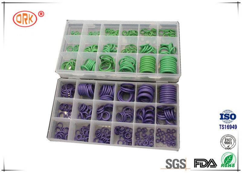 Αντίσταση 240Pcs φωτός του ήλιου όζοντος κιβωτίων δαχτυλιδιών NBR HNBR Ο για το αυτόματο κλιματιστικό μηχάνημα