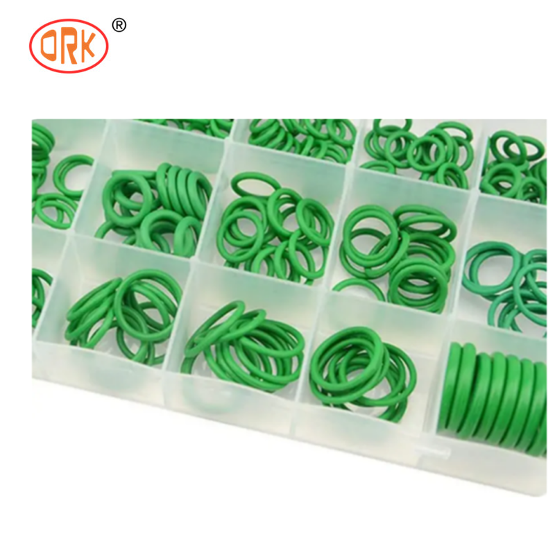 Industrial Rubber O Ring Assortment Kit, Various Sizes & Rubber Materials, Heat Resistant Sealing O-Ring Set for Plumbing, Hydraulic System Maintenance